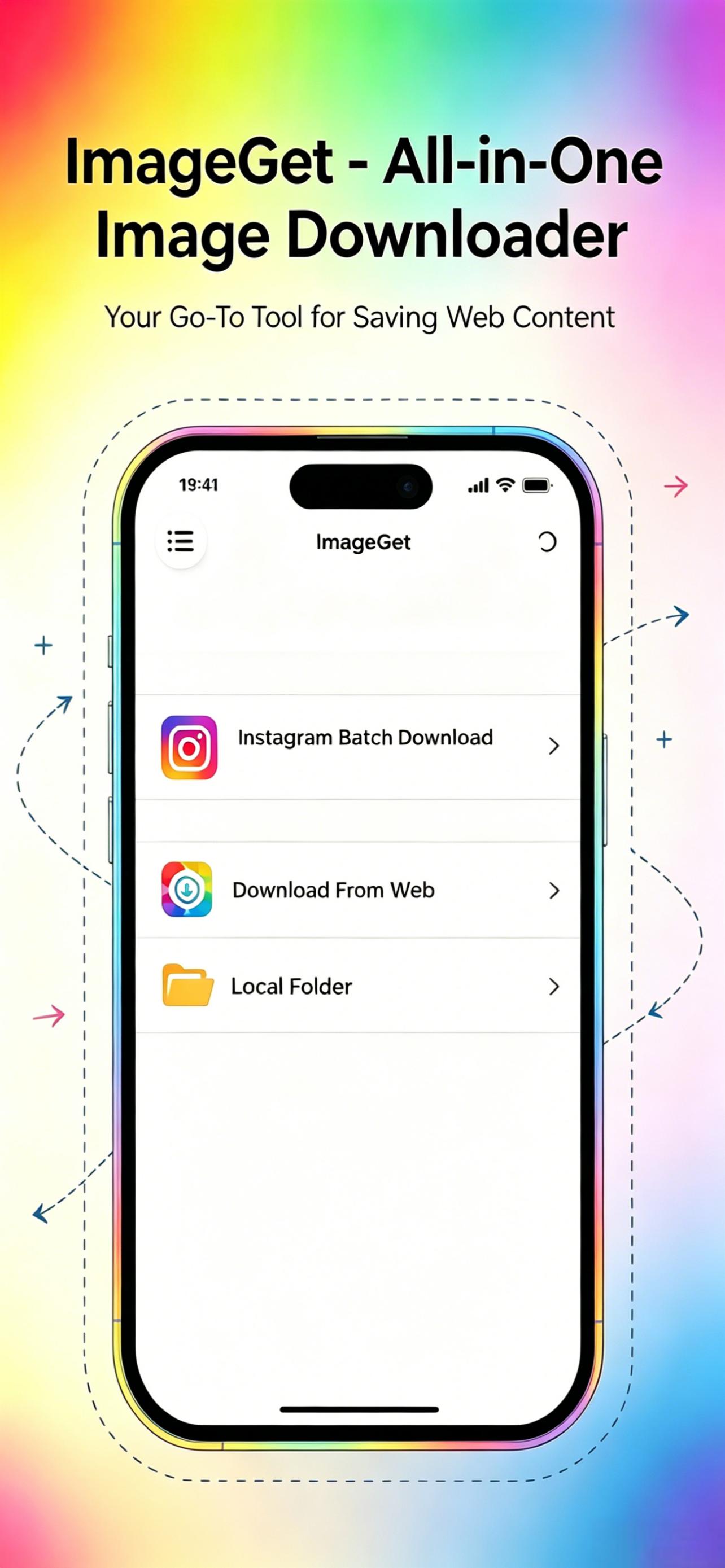 ImageGet app screenshot
